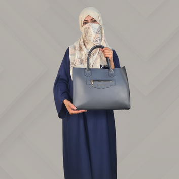 Elegant Maroon Structured Tote Bag