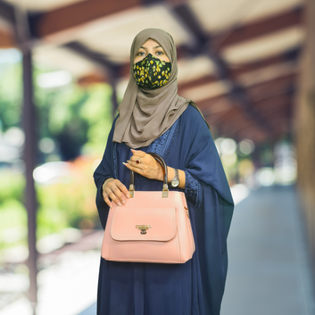 Elegant Satchel Handbag with Front Pocket