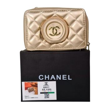 CHANNEL Quilted Box Shoulder Bag / Cross body with Chain