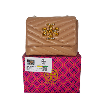 TORI - Padded Shoulder Bag with Gem Embellishment
