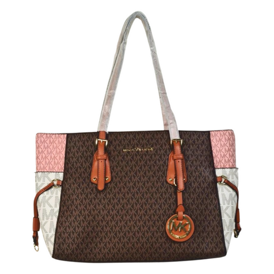 Michael Kors Color-Block Signature Tote