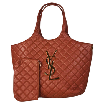 YSL Quilted Leather Maxi Shopper Bag