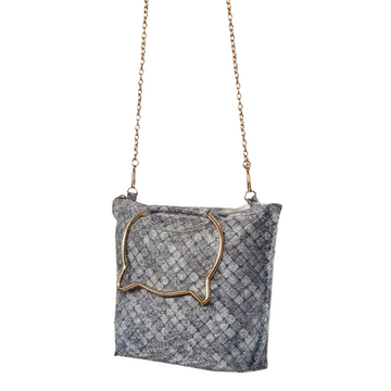 Gilded Bloom Chain Shoulder Bag